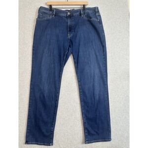 34 Heritage Charisma Classic Stretch‎ Straight Jeans Mens 42x32 Darkwash